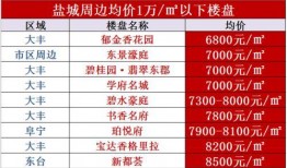 盐城房价最新爆料,涨跌动态一览无余